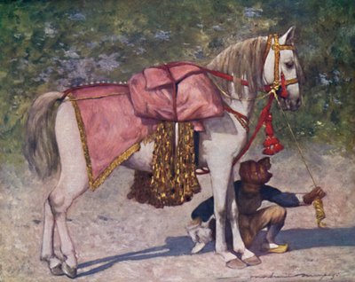 Un célèbre cheval mené dans la suite du Rao de Cutch - Mortimer L Menpes