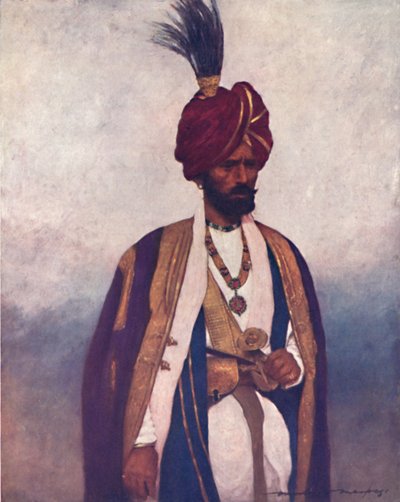Un soldat de Son Altesse Dogra Sowar - Mortimer L Menpes
