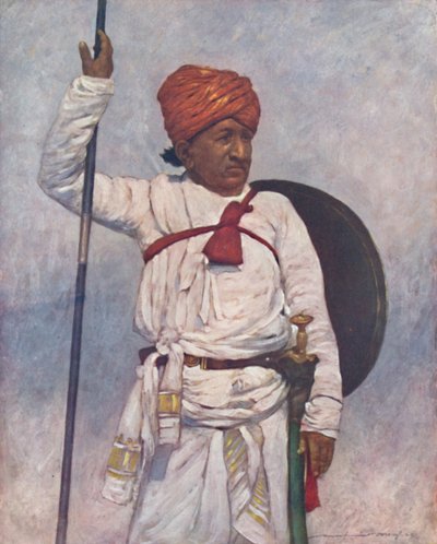 Un homme armé des chefs de Bombay - Mortimer L Menpes