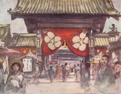 Vers le temple - Mortimer L Menpes