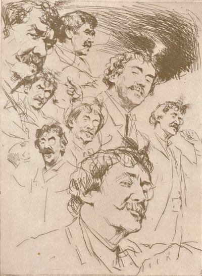 Étude de portrait - Mortimer L Menpes