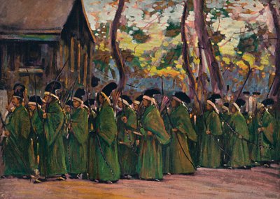 Procession des Archers à Kyoto - Mortimer L Menpes