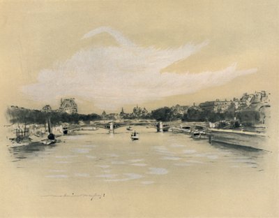 La Seine à Paris - Mortimer L Menpes