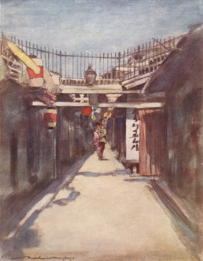 La Rue avec la Galerie, c1887, 1901 - Mortimer L Menpes