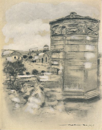 Tour des Vents, Athènes, 1903 - Mortimer L Menpes