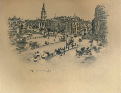 Trafalgar Square - Mortimer L Menpes