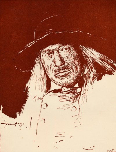 Un paysan breton, vers 1898 - Mortimer Ludington Menpes