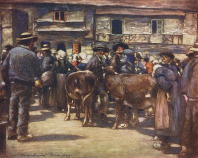 Un marché aux bestiaux - Mortimer Ludington Menpes