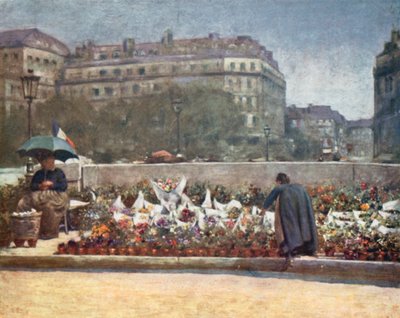 Un marché aux fleurs - Mortimer Ludington Menpes