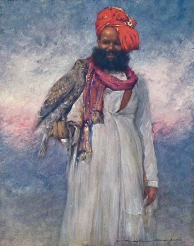 Un fauconnier de Rajgarh, 1903 - Mortimer Ludington Menpes