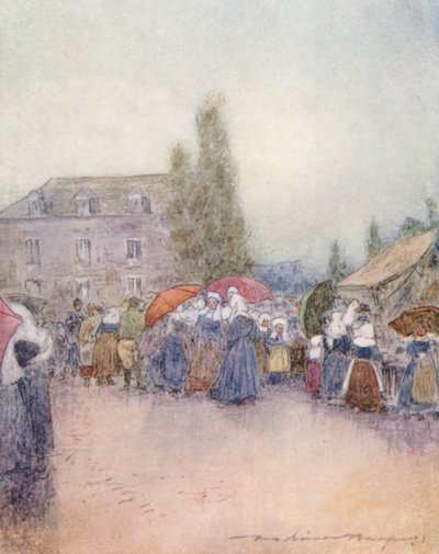 Un jour de pluie à la foire - Mortimer Ludington Menpes