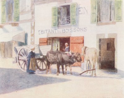 Un Chariot de Sable sur le Quai, Pont-Aven - Mortimer Ludington Menpes
