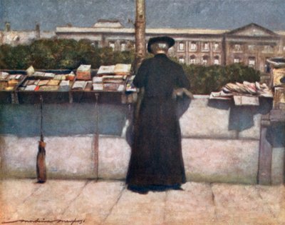 Étal de livres sur la Seine - Mortimer Ludington Menpes