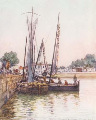 Bateaux de pêche, Concarneau - Mortimer Ludington Menpes