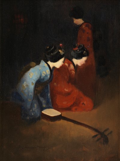 Musiciens Geisha - Mortimer Ludington Menpes