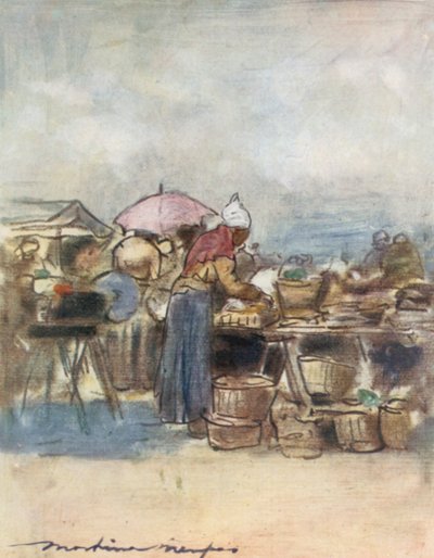 Au marché - Mortimer Ludington Menpes