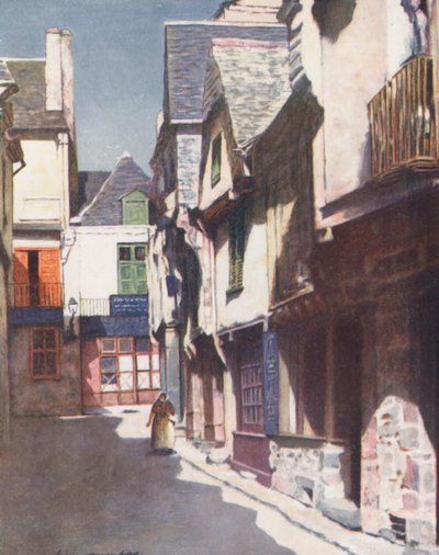 Maisons médiévales, Vitre - Mortimer Ludington Menpes
