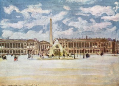 Place de la Concorde - Mortimer Ludington Menpes
