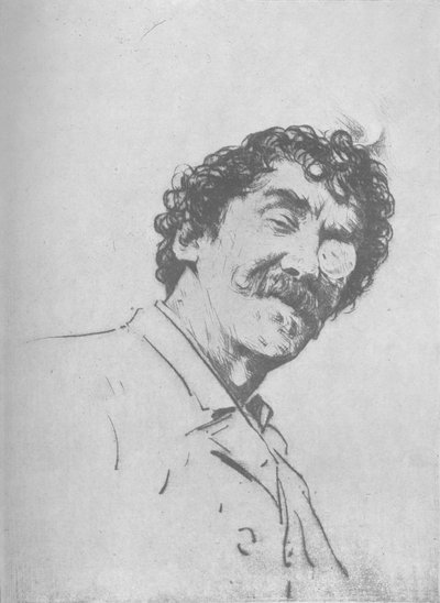 Étude de portrait, vers 1880, 1904 - Mortimer Ludington Menpes