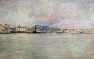 Vapeurs à Charenton - Mortimer Ludington Menpes