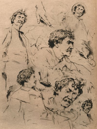 Études de James McNeill Whistler, vers 1886, 1903 - Mortimer Ludington Menpes