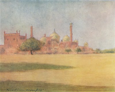 La mosquée Jumna, 1905 - Mortimer Ludington Menpes