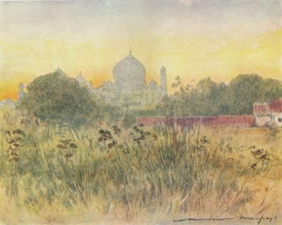 Le Taj Mahal, Agra, 1905 - Mortimer Ludington Menpes