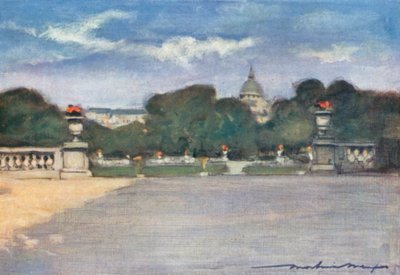 Les jardins des Tuileries - Mortimer Ludington Menpes
