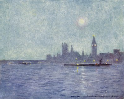 Westminster de nuit - Mortimer Ludington Menpes