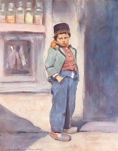 Les enfants du monde : Breton, en difficulté - Mortimer Ludington Menpes