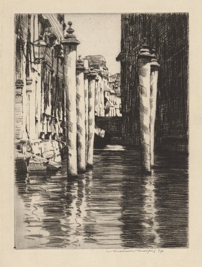 Un canal étroit, Venise - Mortimer Menpes