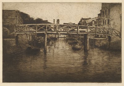 Un vieux pont, Venise - Mortimer Menpes