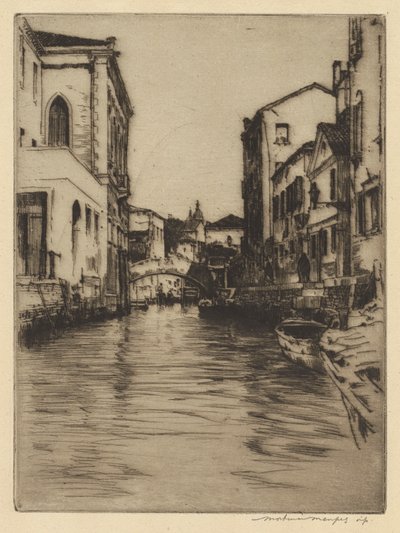 Pont de Luciano, Grand Canal - Mortimer Menpes