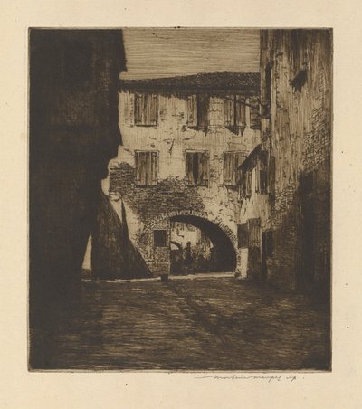 Dans une rue latérale, Chioggia - Mortimer Menpes