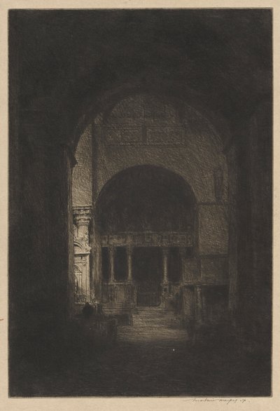 Intérieur de Saint-Marc - Mortimer Menpes
