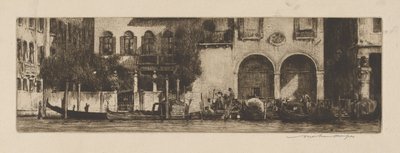 Palazzi sur le canal - Mortimer Menpes