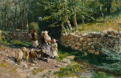 Retour du marché - Mose Bianchi