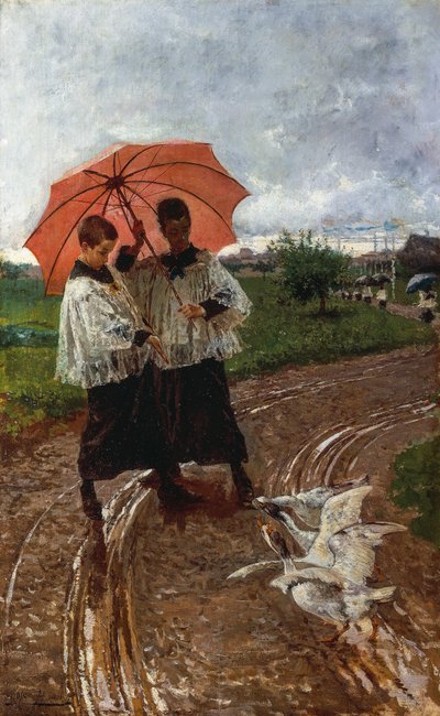 Retour de la fête - Mose Bianchi