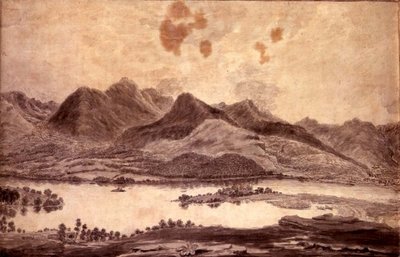 Vue panoramique de Derwentwater et de la vallée de Keswick, détail de l