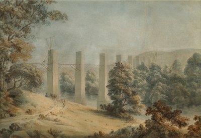 Aqueduc de Pant-y-Gessylte, Pontcysyllte - Moses Griffith