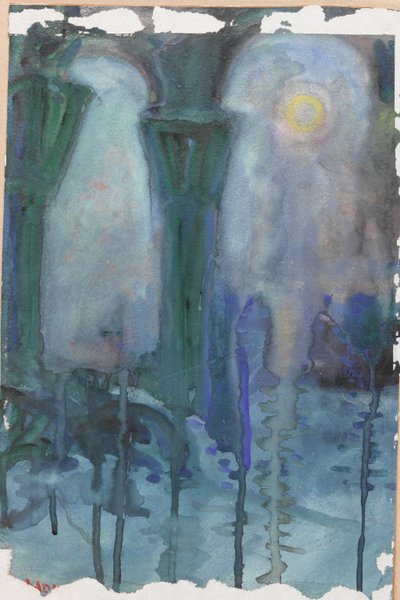 Reflets nocturnes, Venise - Moses J. Adams