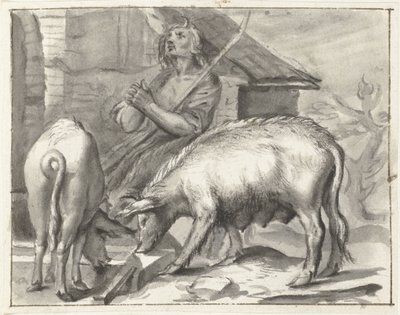 Ferme avec volaille - Moses Ter Borch