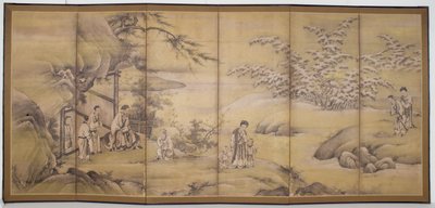 Scènes des 24 parangons de piété filiale - Motonobu Kano