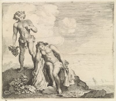Bacchus trouve Ariane à Naxos - Moyses van Wtenbrouck