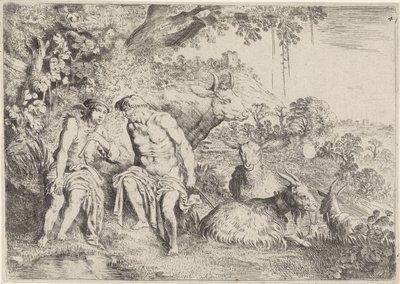 Mercure endort Argus, Mercure et Argus (titre de la série) - Moyses van Wtenbrouck