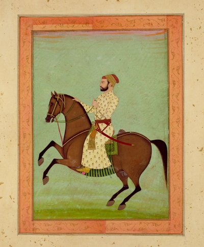 Un noble moghol à cheval, c.1790, du Grand Album Clive - Mughal School
