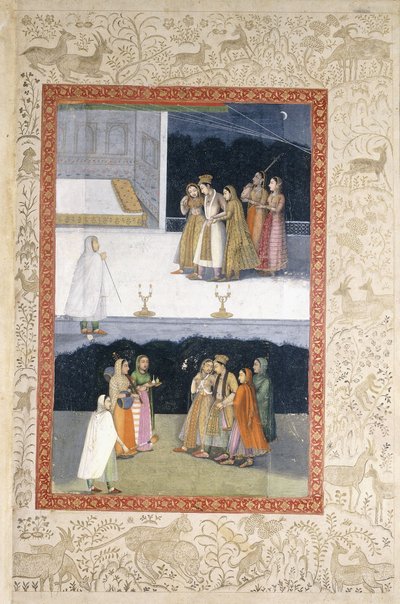 Un jeune fatigué, vers 1720 - Mughal School