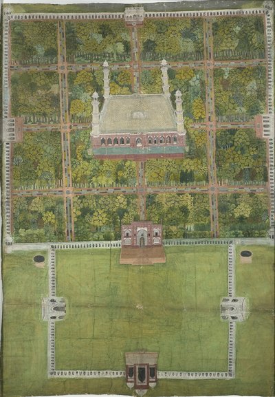 Mausolée de Jahangir à Lahore - Mughal School