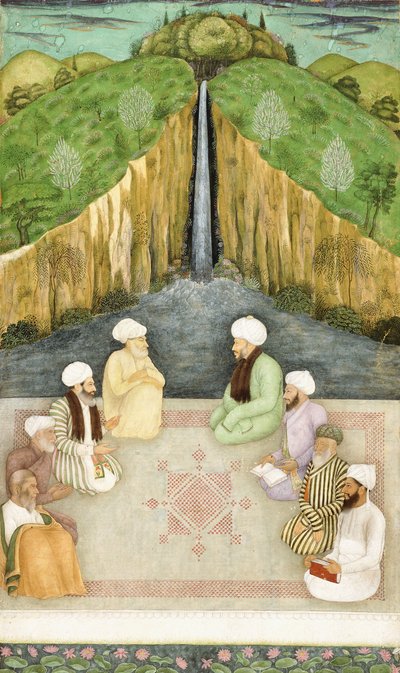 Sages en discussion religieuse - Mughal School