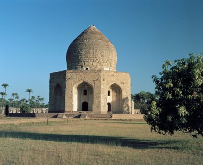 Vue du mausolée d